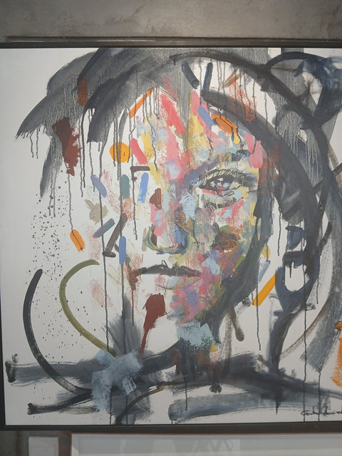 "The Unknown" - Originalgemälde, Öl auf Leinwand