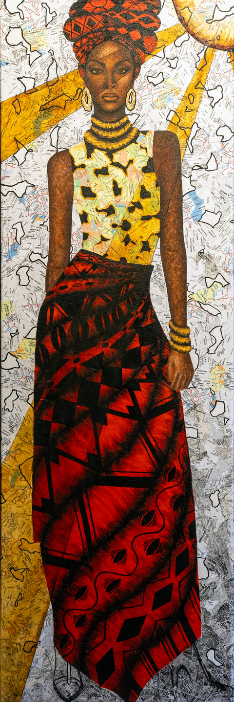 "Culture Custodian" - original painting, mixed media