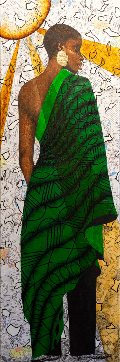 "Culture Custodian" - original painting, mixed media