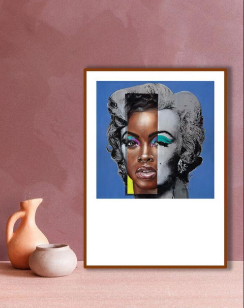 "Mono Marilyn" - limited poster print