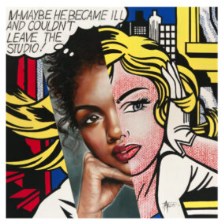"Mashavu M-Maybe" - Original painting, acrylic on canvas