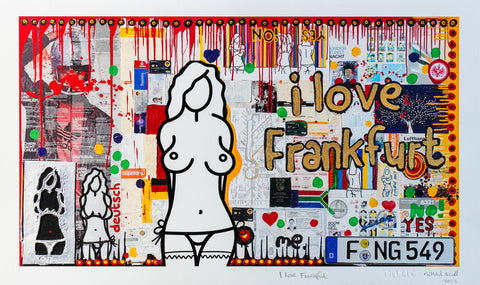 "I Love Frankfurt" - limitierter Druck
