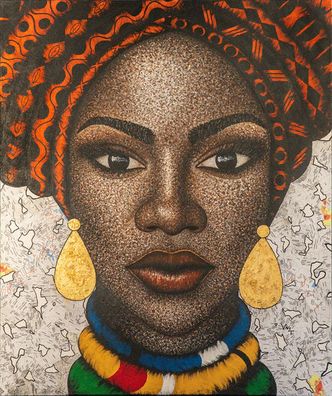 "Eternal Feminine" - Originalgemälde, Mixed Media