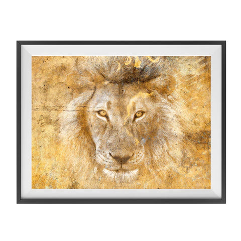 "Golden Simba" - signierter Poster-Print