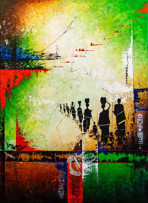 "Homeward Bound 2" - Originalgemälde, Acryl auf Leinwand