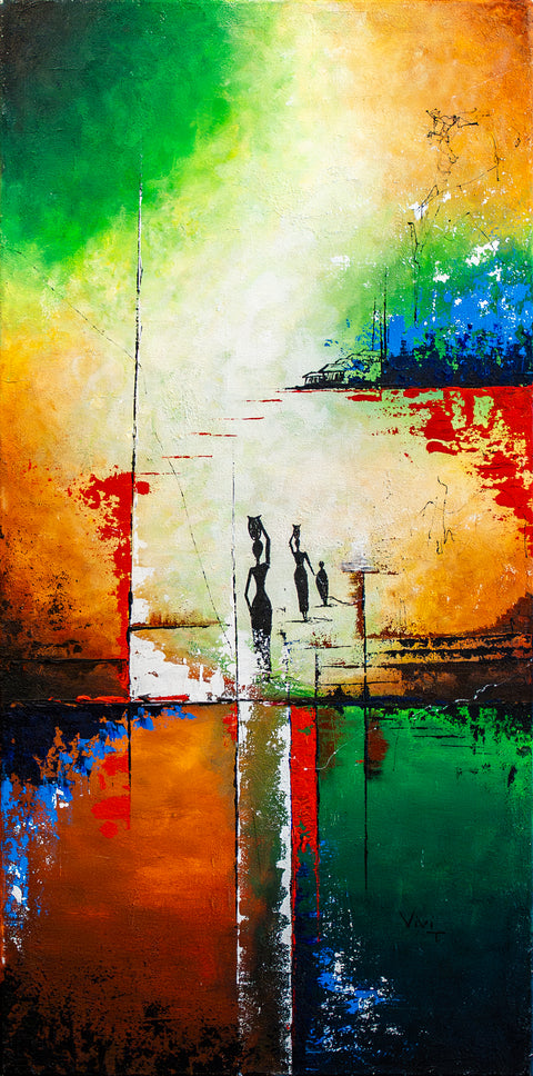 "Homeward Bound 3" - Originalgemälde, Acryl auf Leinwand