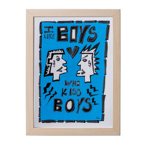 "I Like Boys" - Poster-Print