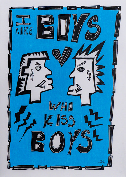 "I Like Boys" - Poster-Print