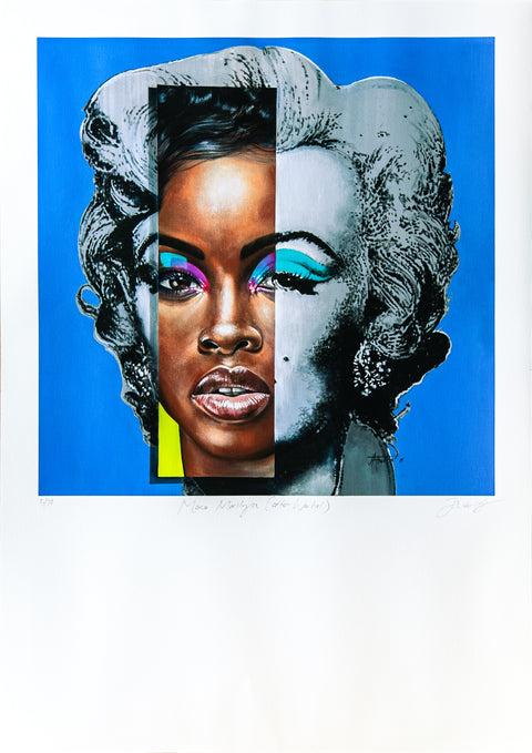 "Mono Marilyn" - limited poster print