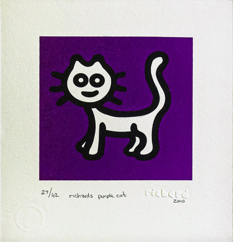 "My Purple Cat 27/42" - limitierter Druck