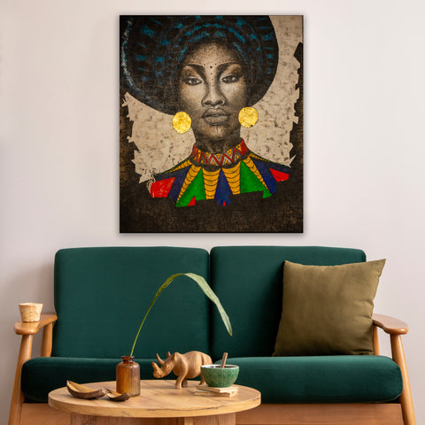 "My Tribe 1" - Originalgemälde, Acryl auf Leinwand