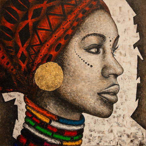 "My Tribe 2" - original painting, Vivian Timothy