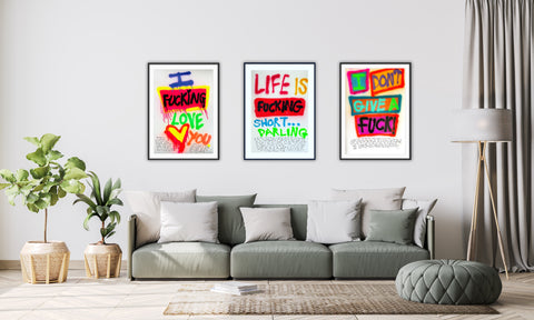 "This Is Not A Diary" - 3 limited poster prints