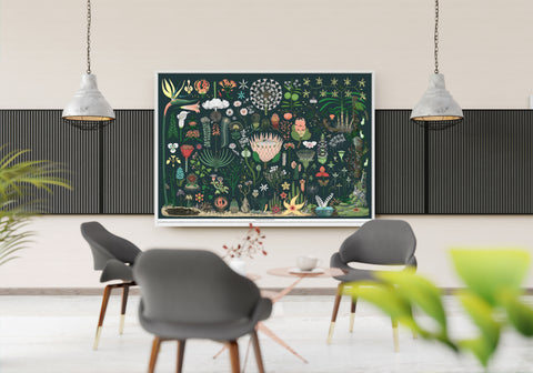 "Flowering Plants" - limitierter Poster-Print