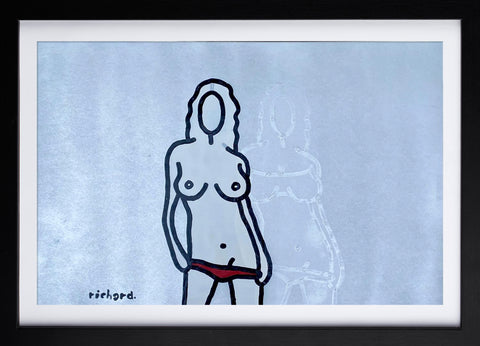 "Silver Louise 1/1" - Originalgemälde