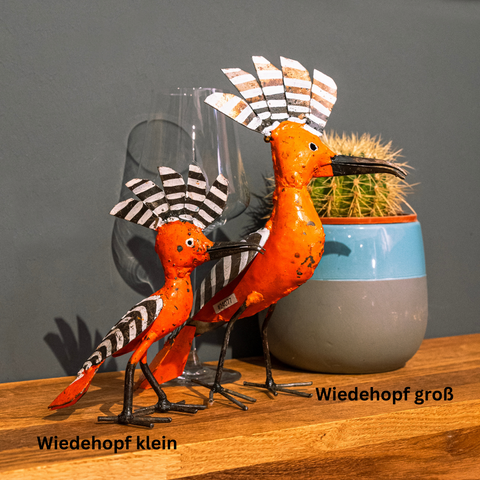 On request - Metal sculpture Hoopoe Small