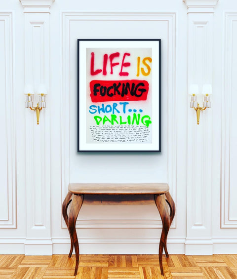 "Life." - limited poster print
