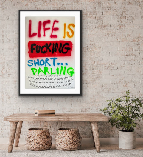 "Life." - limited poster print
