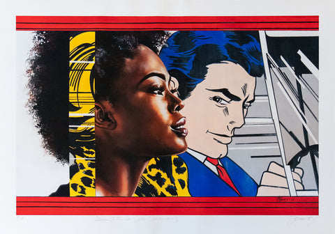 "Abiona In The Car" - limitierter Poster-Print