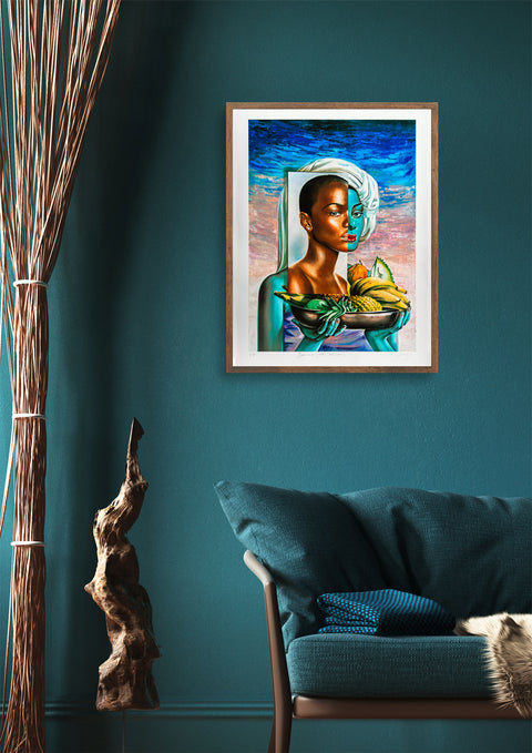 "Baderinwa" - limitierter Poster-Print