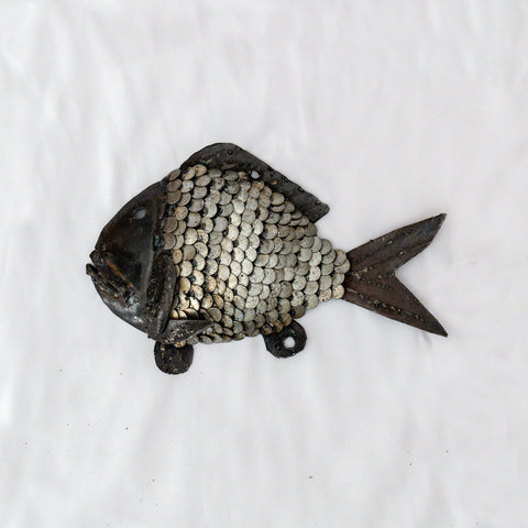 Auf Anfrage - Metallskulptur Fisch
