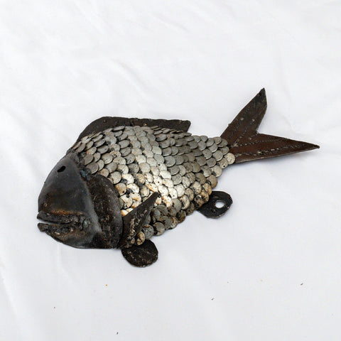 Auf Anfrage - Metallskulptur Fisch