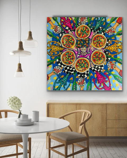 Auf Anfrage - "Four Seasons" - Originalgemälde, Acryl auf Leinwand