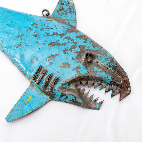 Auf Anfrage - Metallskulptur Hai