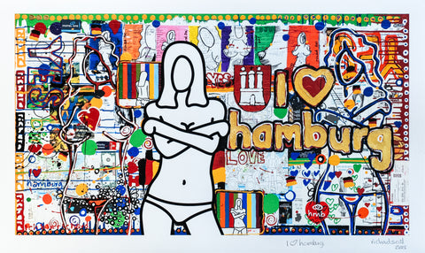 "I Love Hamburg" - limitierter Druck