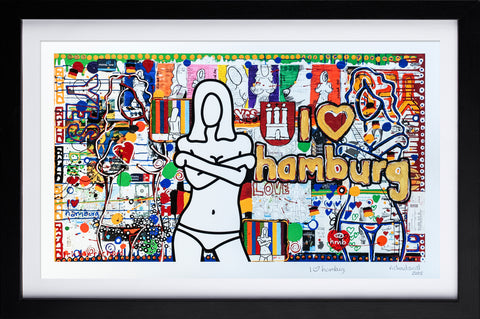 "I Love Hamburg" - limitierter Druck