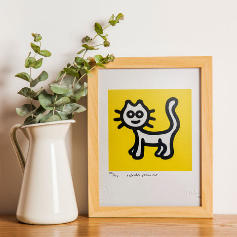 "My Yellow Cat 29/42" - limitierter Druck