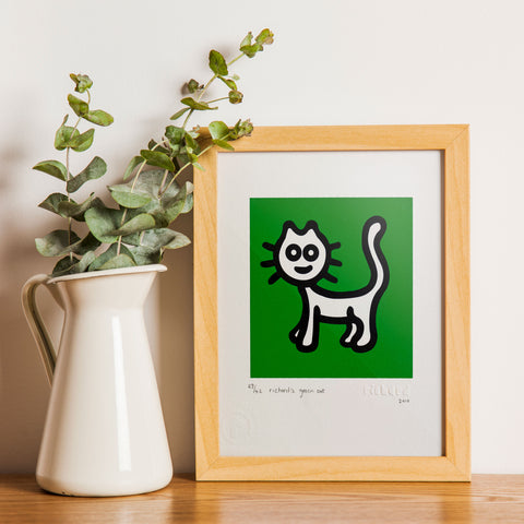 "My Green Cat 29/42" - limitierter Druck