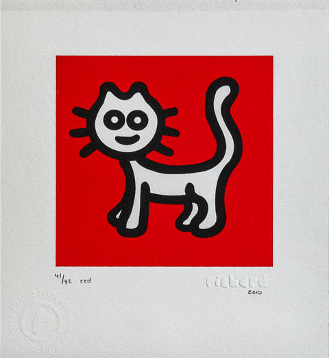 "My Red Cat 41/42" - limitierter Druck