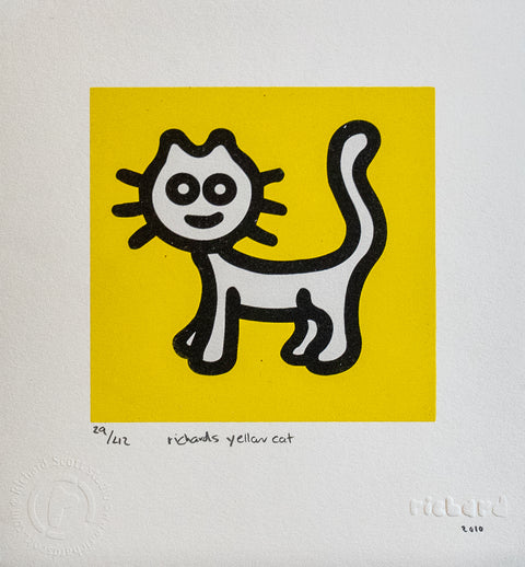 "My Yellow Cat 29/42" - limitierter Druck