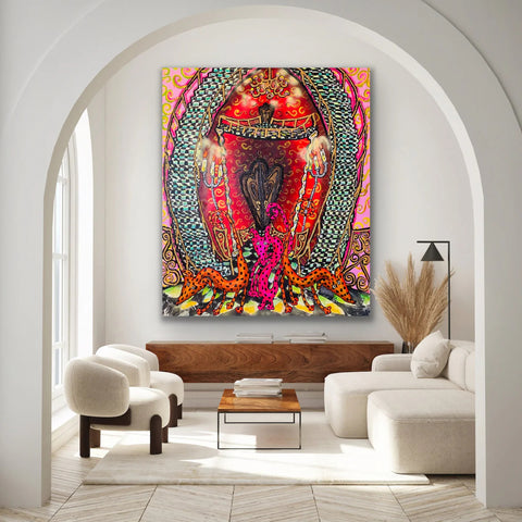 Auf Anfrage - "The Invitation" - Originalgemälde, Acryl auf Leinwand