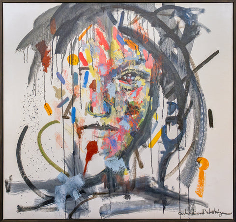 "The Unknown" - Originalgemälde, Öl auf Leinwand