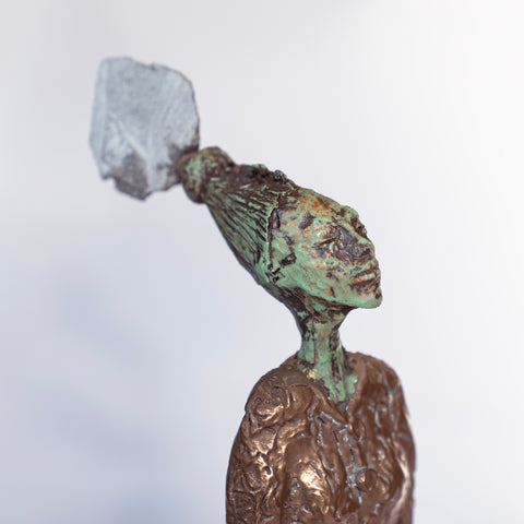 "Venus" - Skulptur, Stein und Metall