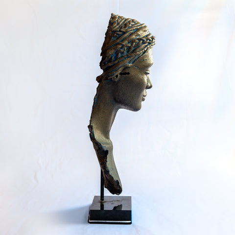 "Imagine Bust" - stone sculpture