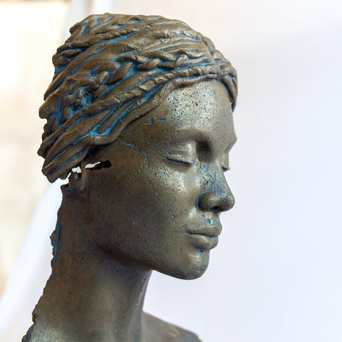 "Imagine Bust" - stone sculpture