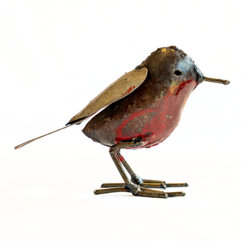 "Umpleyinti Wezulu" - Metallskulptur Vogel